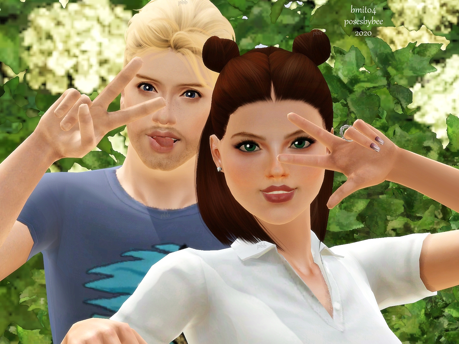 sims 3 couple poses kiss on forehead