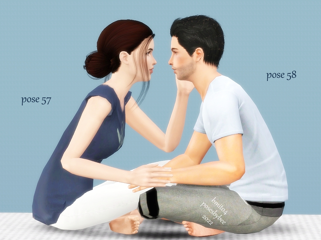 Couple poses 01 by Siciliaforever at Sims Fans » Sims 4 Updates